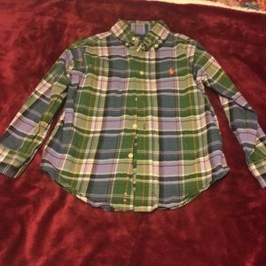 Cute buttoned down boys shirt smoke free home